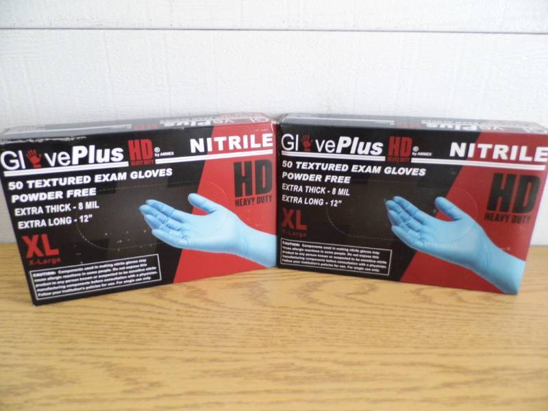 Lot of 2 Boxes Glove Plus Exam Gloves