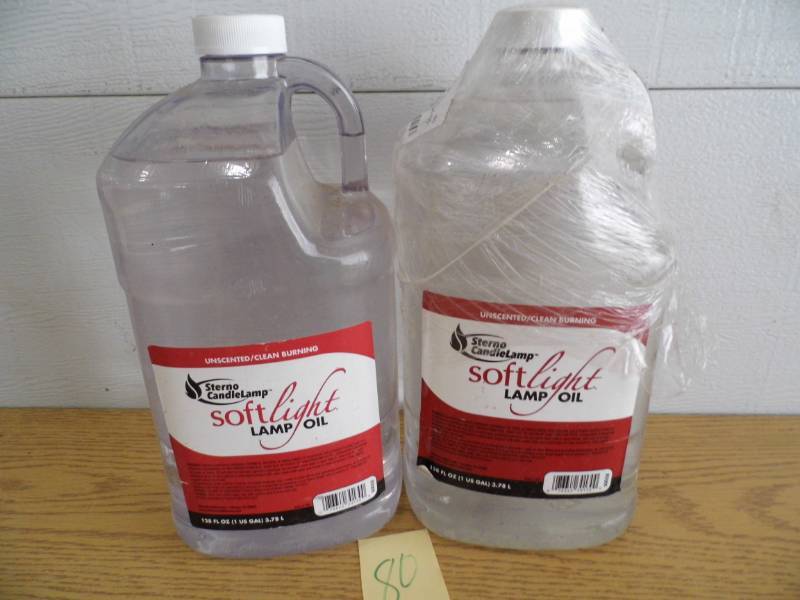 Lot of 2 Gallon Jugs of Sterno Lamp Oil