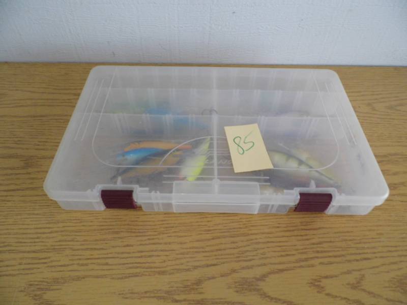 Assorted Fishing Tackle w Organizer