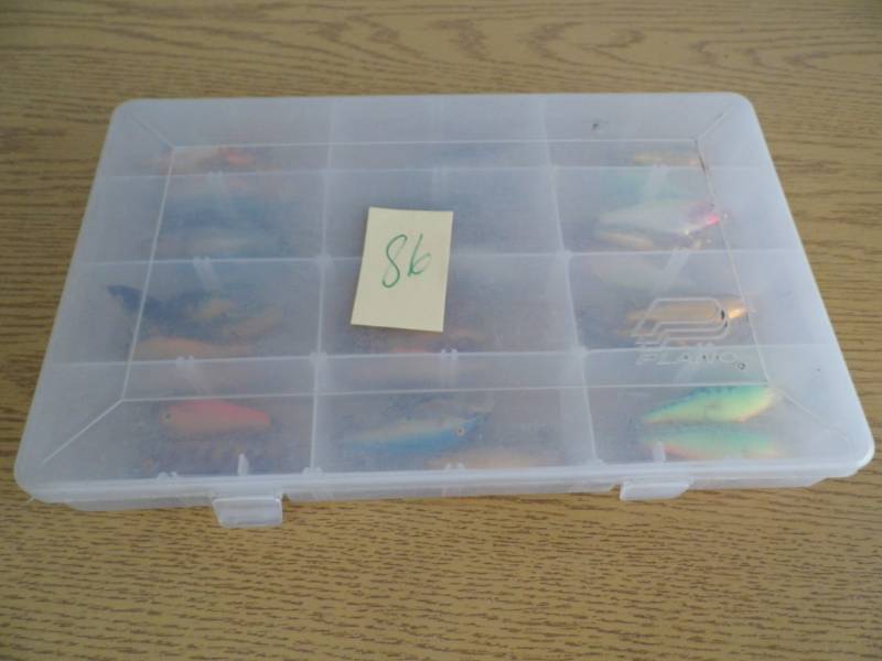 Assorted Fishing Tackle w Organizer