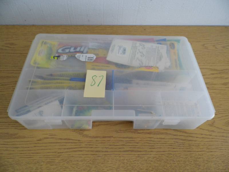 Assorted Fishing Tackle w Organizer