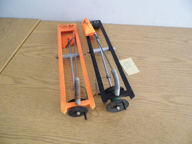 Lot of 13 Polar Tip Up Fishing Rods