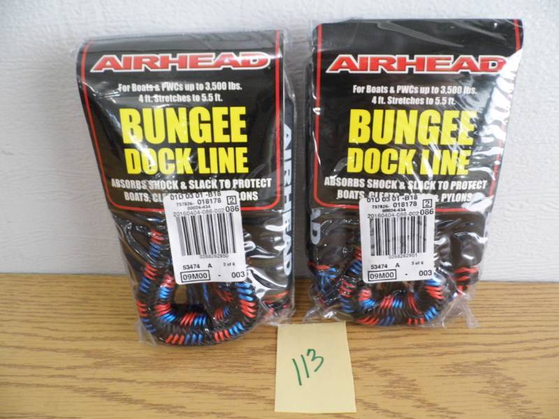 Lot of 2 New Bungee Dock Lines
