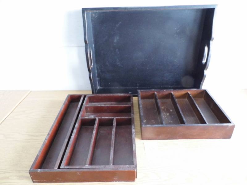 Wood Tray - Drawer Organizers