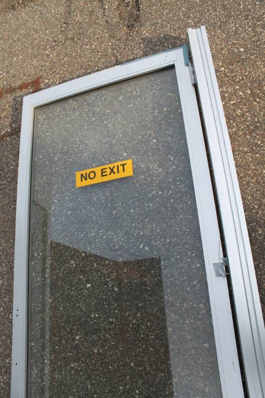 lot 20 image: Commercial Aluminum Entrance Door With Glass