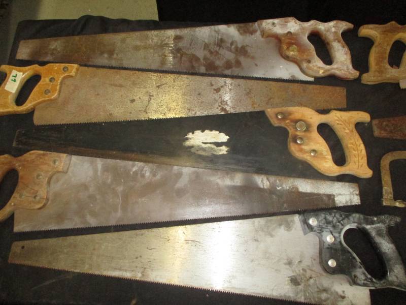 lot 92 image: Saws and Hand Saws