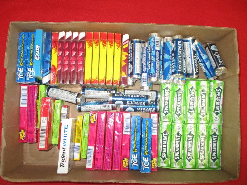 lot 127 image: 65 Packs of gummints