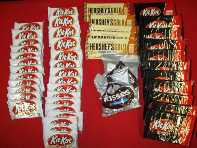 lot 149 image: Kit Kats Herseys Gold and Kisses