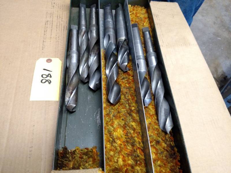lot 188 image: (7) MT Drill Bits...