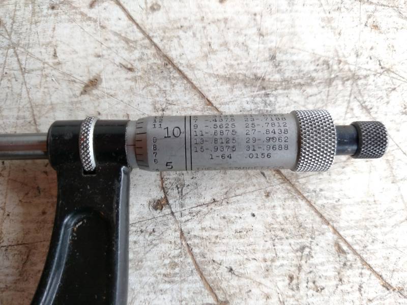 lot 231 image: Starrett 5 pc. Micrometer Set, 0-5...