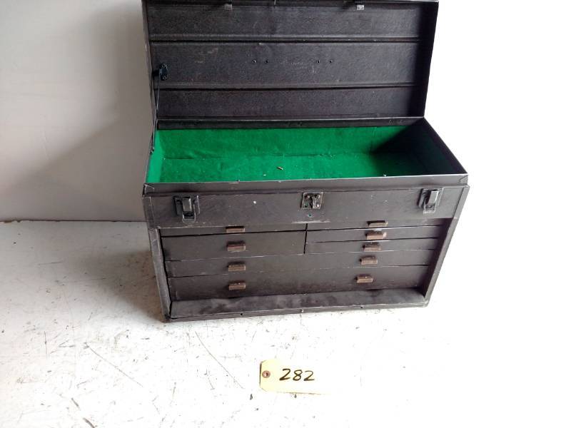 lot 282 image: Kennedy 7 Drawer Machinists Tool Bo...