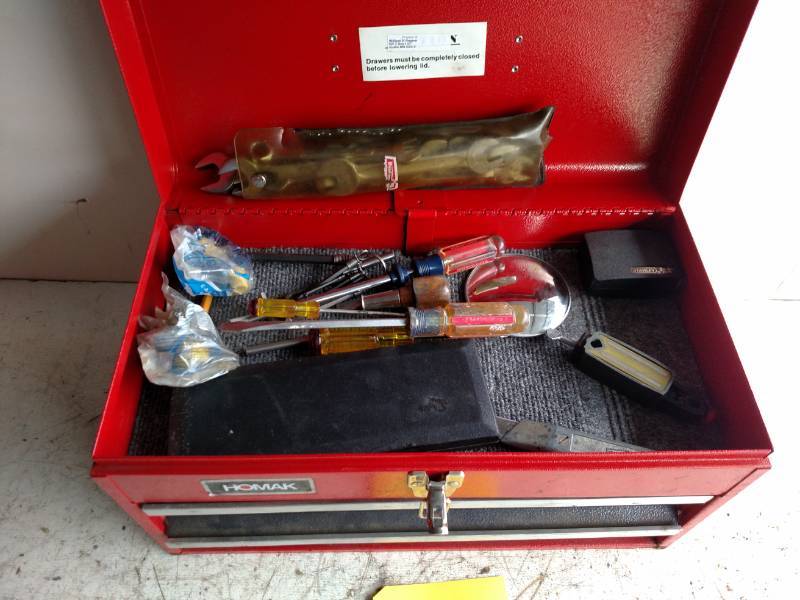 lot 351 image: Tool Box with Tools...