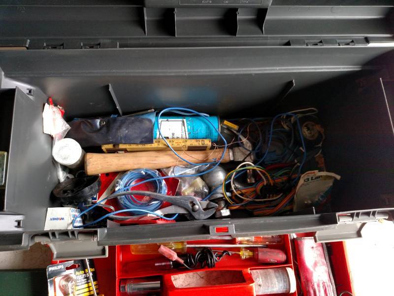 lot 352 image: Tool Box with Tools...