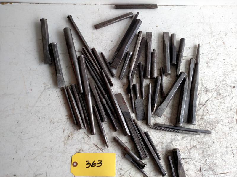 lot 363 image: Asstd Punches & Chisels...