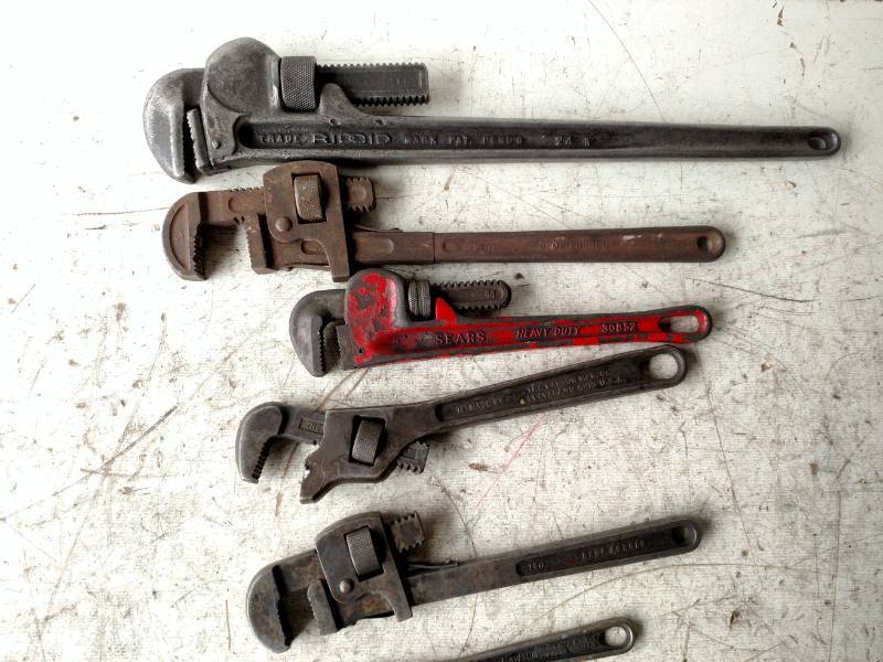 lot 441 image: (7) Asstd Pipe Wrenches...