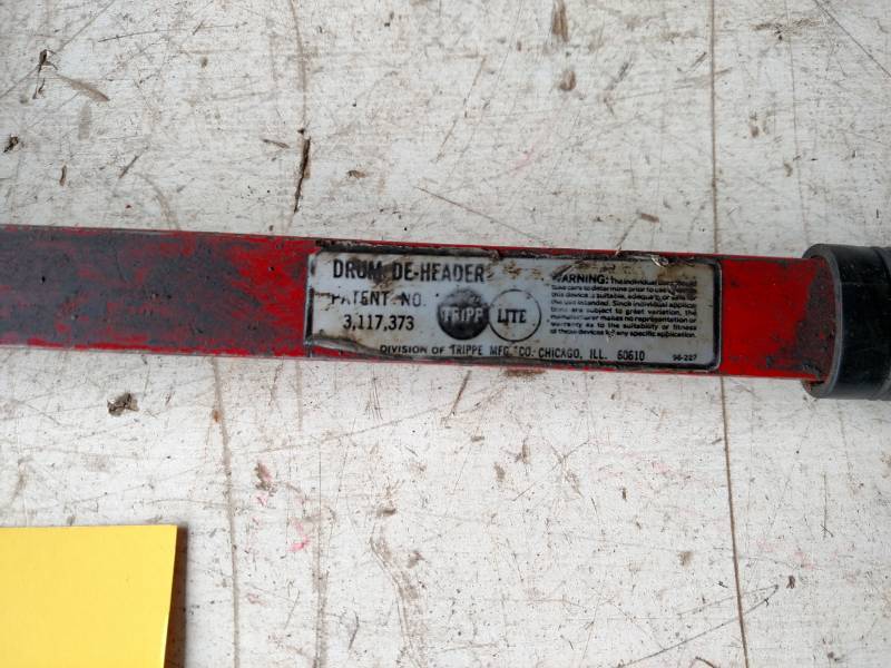 lot 476 image: Drum Deheader...