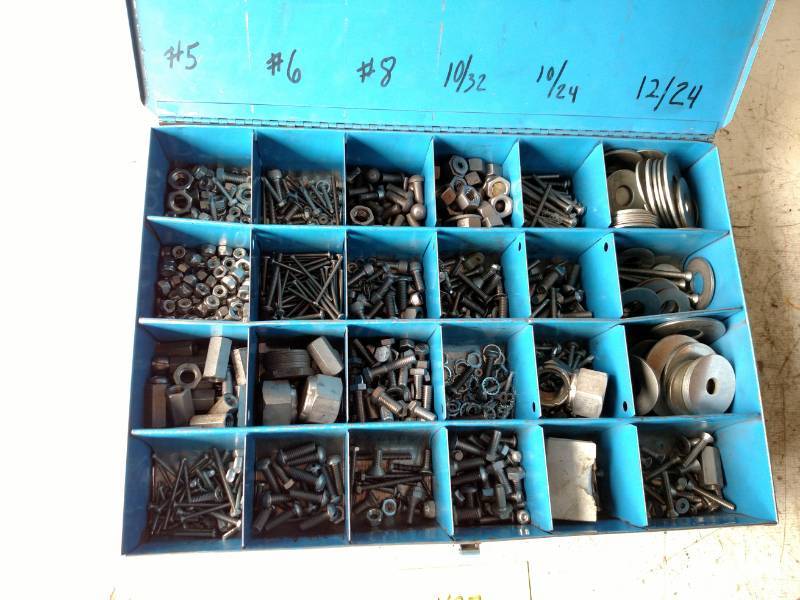 lot 487 image: Parts Cabinet with Hardware...