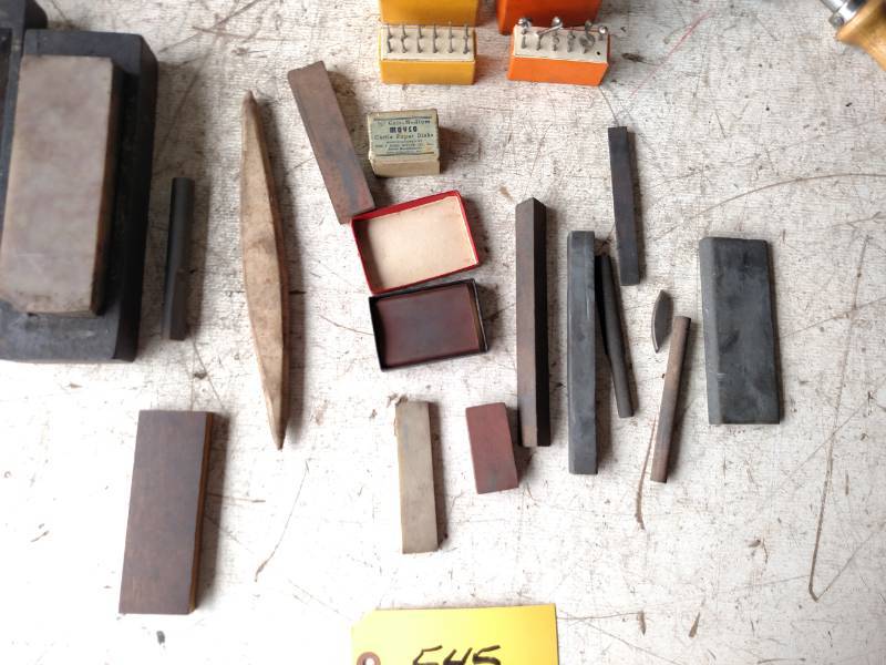 lot 545 image: Asstd Polishing Stones, Burrs, & E...