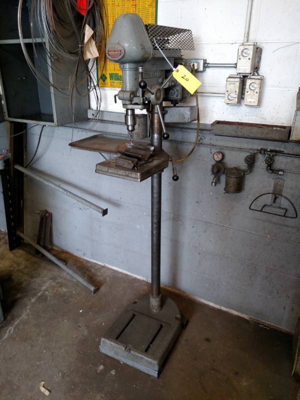 lot 20 image: Sprunger 15 Drill Press, 110 Volt...