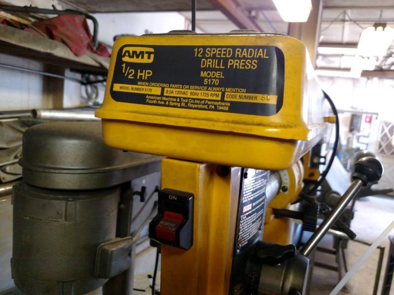 lot 42 image: AMT Model 5170 12 Speed Radial Dril...