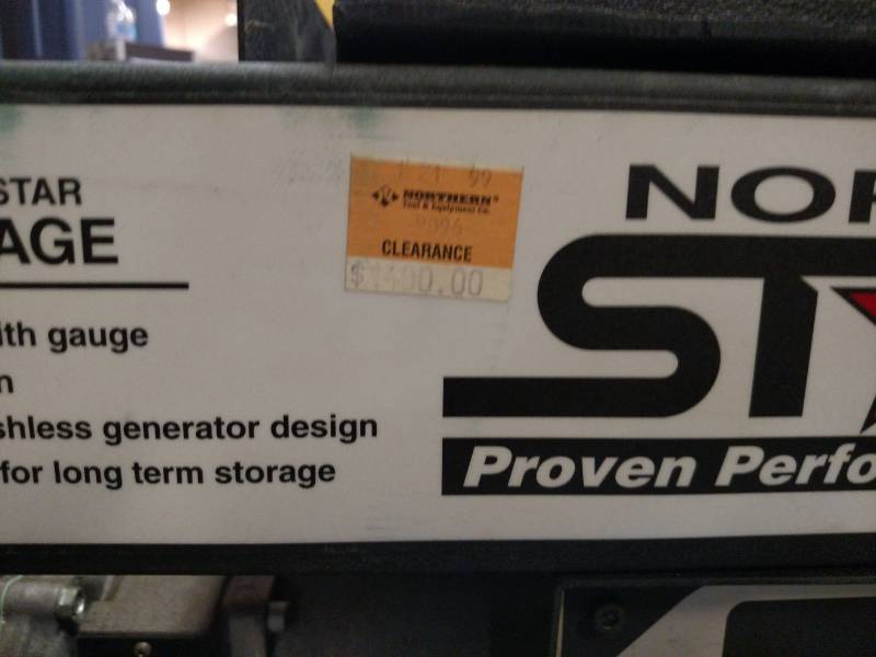 lot 71 image: Northstar Pro Series PPG 8000 Gas G...