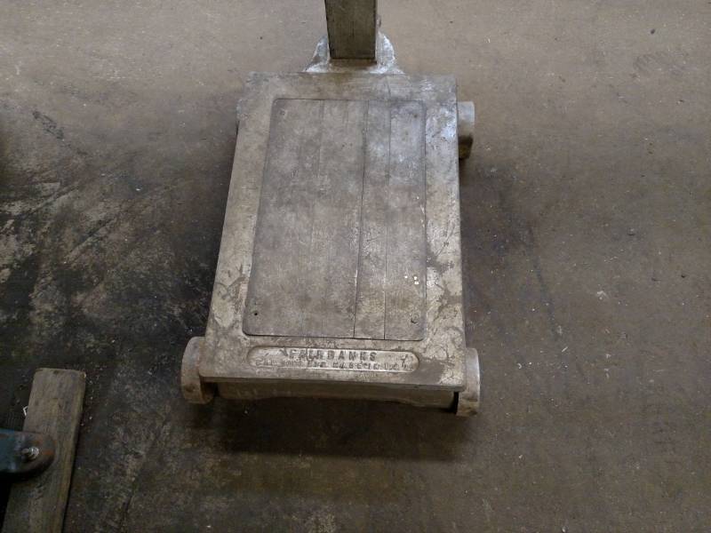 lot 92 image: Faibanks Platform Scale...