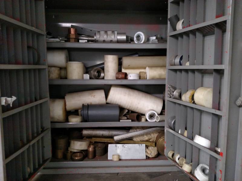 lot 110 image: 2 Door Cabinet with Contents, 30x12...