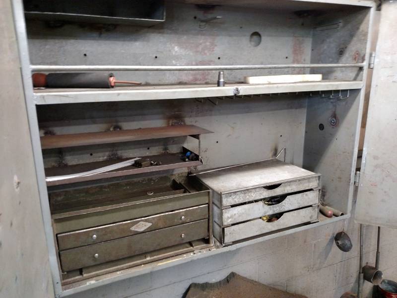 lot 116 image: 2 Door Cabinet with Contents, 49x12...