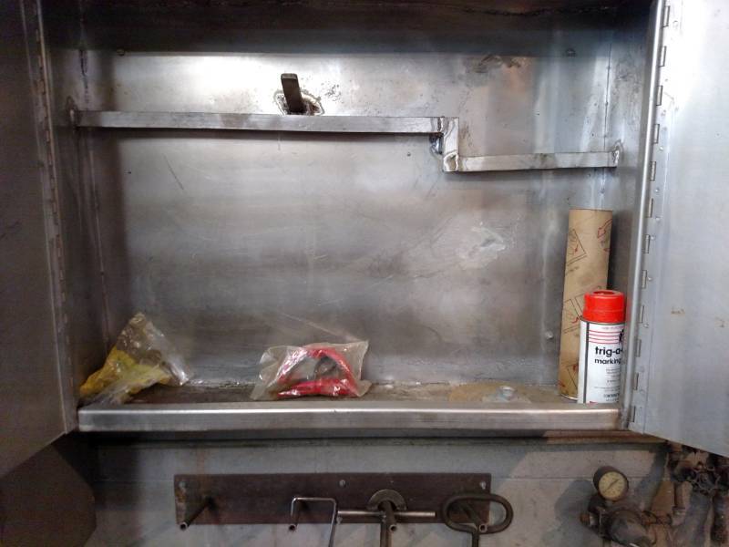 lot 117 image: 2 Door Stainless Steel Cabinet with...