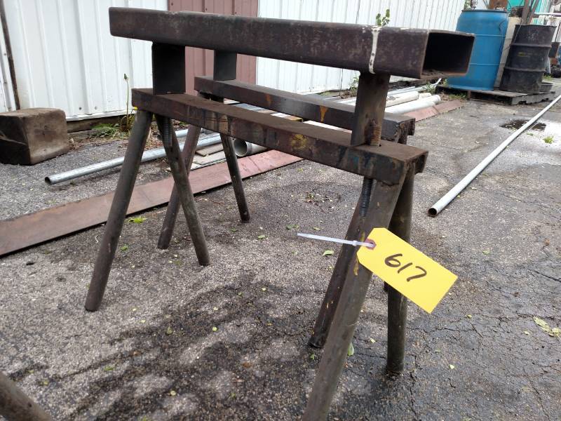 lot 617 image: (2) Saw Horses...