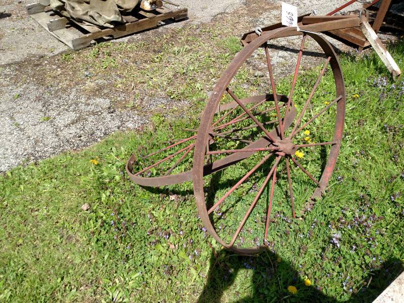 lot 668 image: (2) Steel Wheels, 34x1 12...