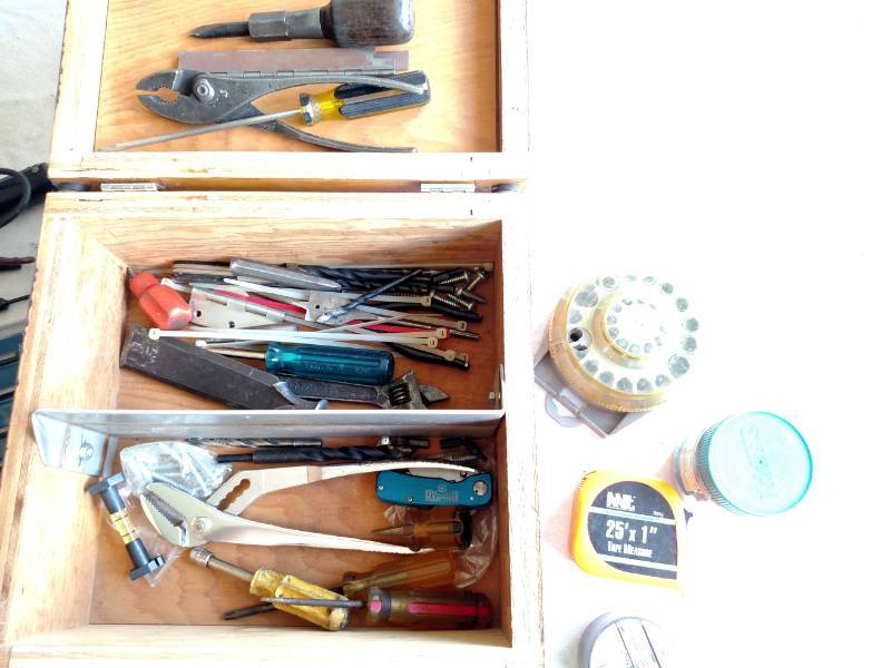 lot 742 image: Tool Box with Asstd Tools...