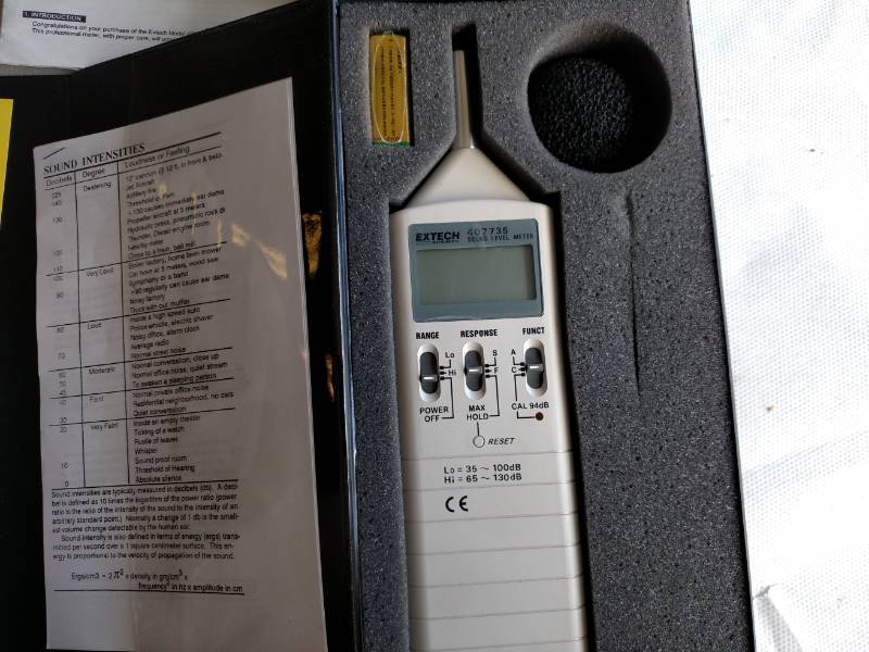 lot 743 image: Extech Model 407735 Digital Sound L...