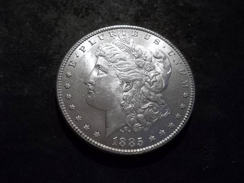 lot 13 image: 1885 Morgan Silver Dollar
