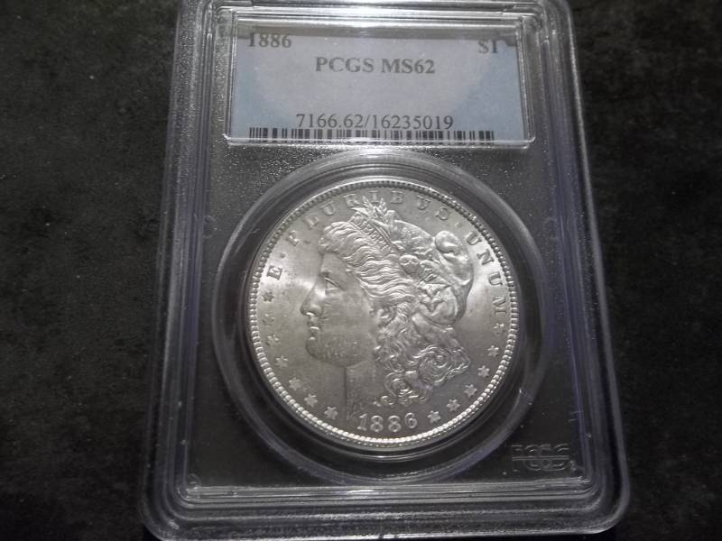 lot 15 image: 1886 Morgan Silver Dollar