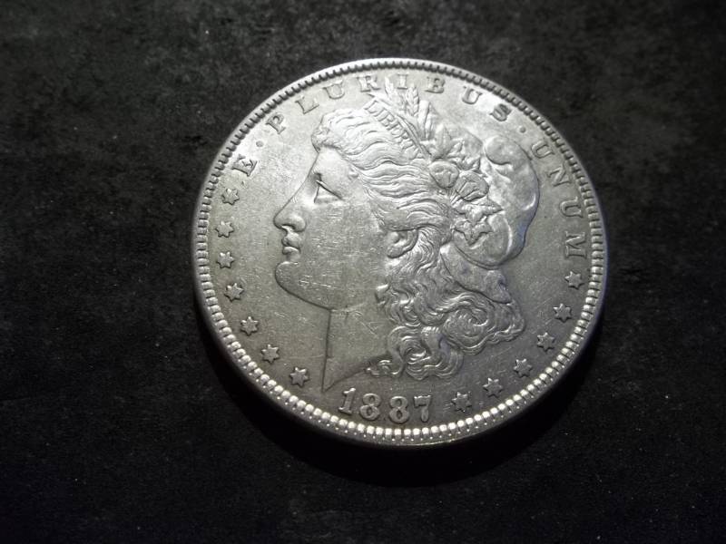 lot 16 image: 1887  Morgan Silver Dollar