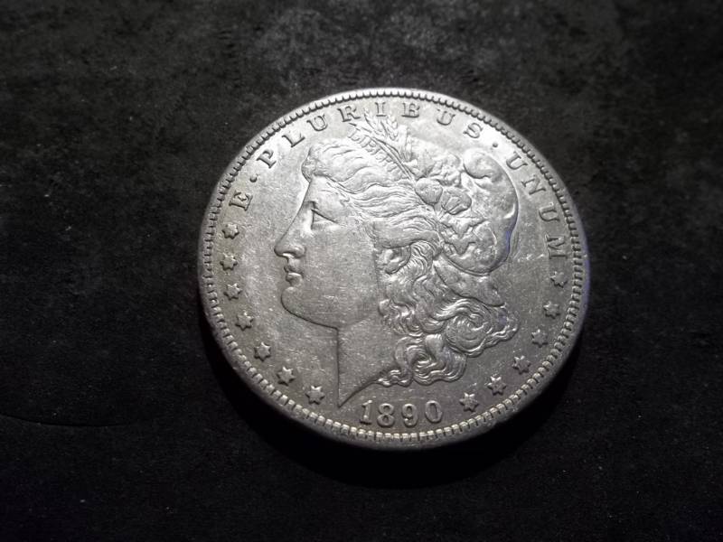 lot 23 image: 1890 S  Morgan Silver Dollar
