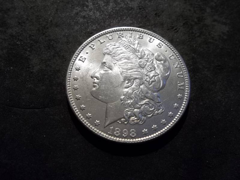 lot 28 image: 1898 Morgan Silver Dollar