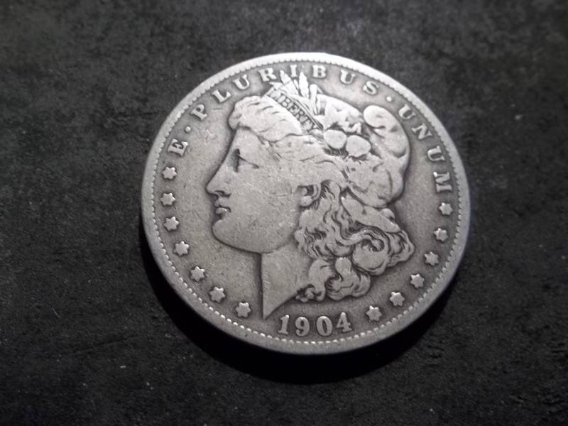 lot 34 image: 1904 Morgan Silver Dollar