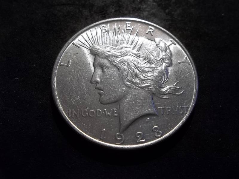 lot 43 image: 1923 D Peace Silver Dollar