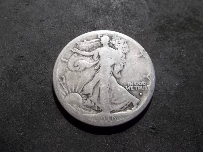 lot 74 image: 1916 S Obverse Mint Walker Half Dollar