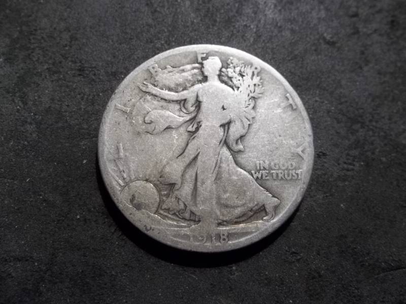 lot 79 image: 1918 S Walker Half Dollar