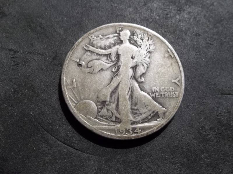 lot 85 image: 1934 S Walker Half Dollar