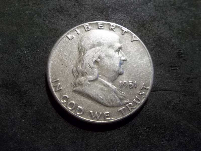 lot 96 image: 1951 Franklin Half Dollar
