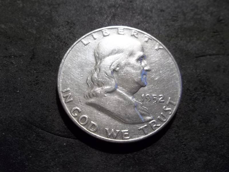 lot 100 image: 1952 D Franklin Half Dollar