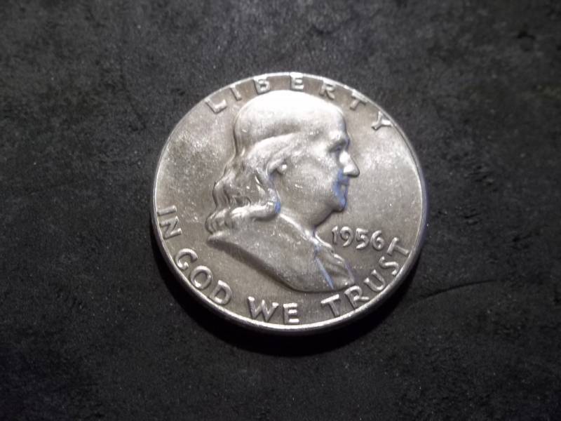 lot 109 image: 1956 Franklin Half Dollar