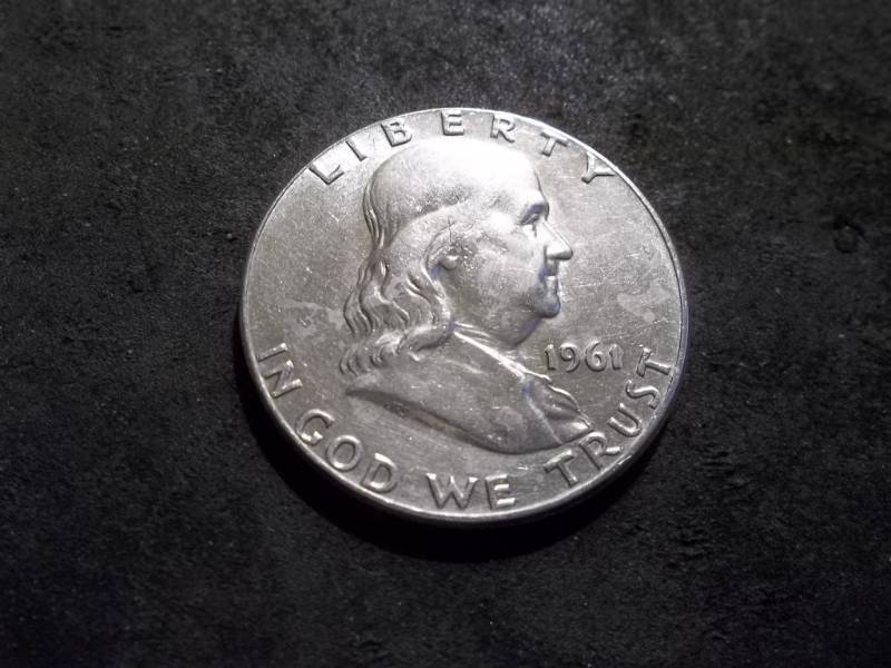 lot 118 image: 1961 Franklin Half Dollar