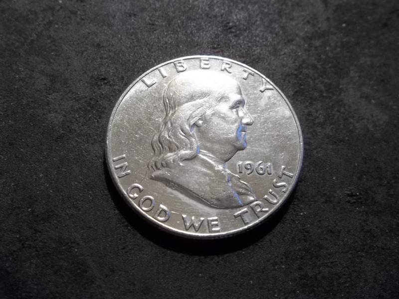 lot 119 image: 1961 D Franklin Half Dollar