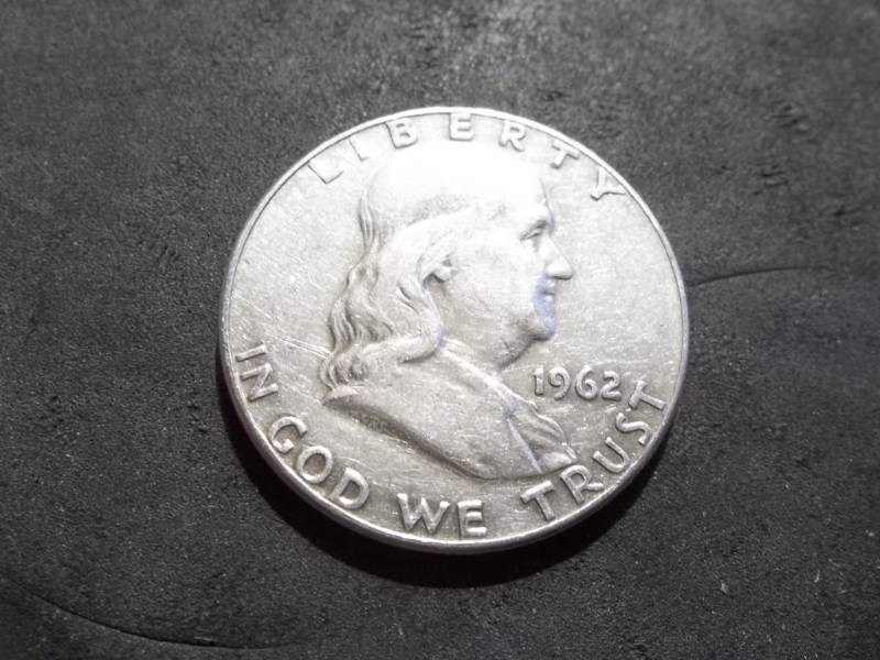 lot 121 image: 1962 D Franklin Half Dollar