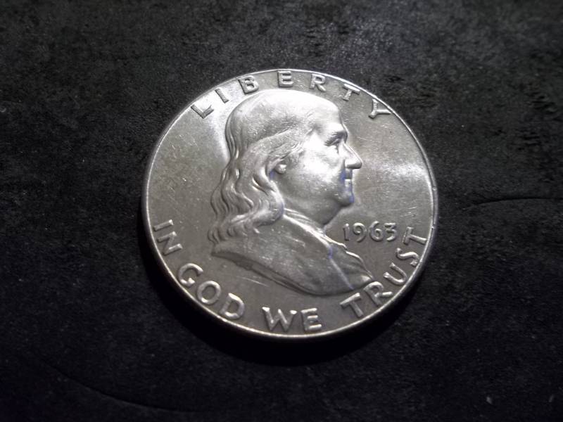 lot 122 image: 1963 Franklin Half Dollar